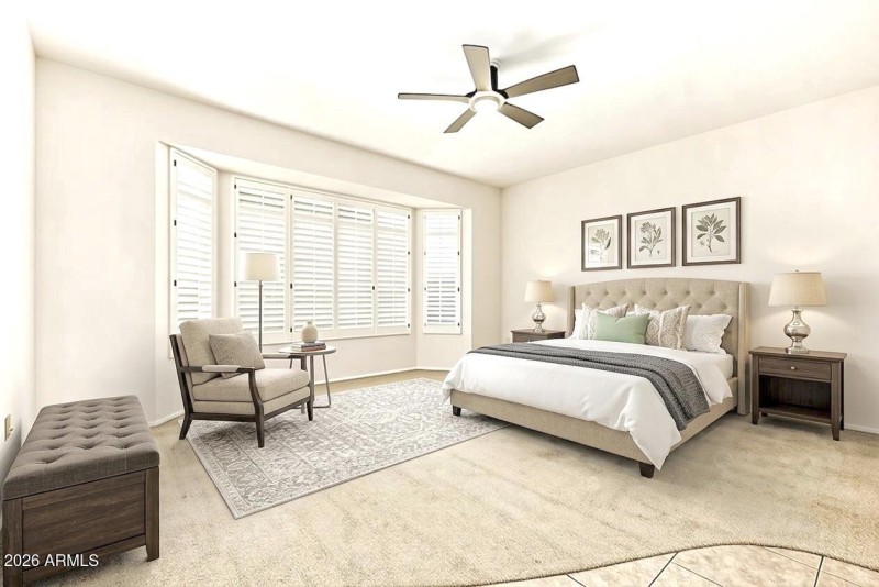 Primary Suite Virtually Enhanced