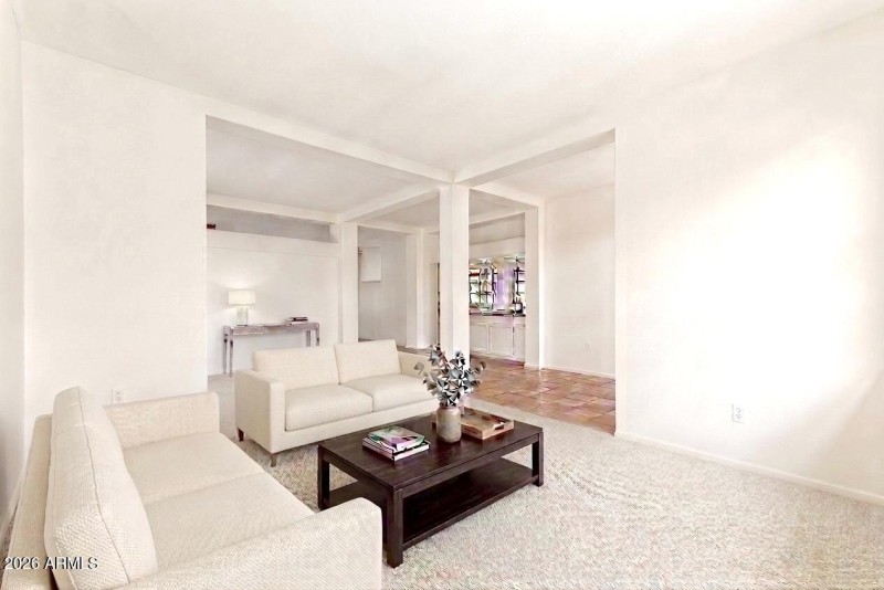 Living Room Virtually Enhanced