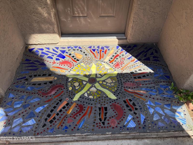 Mosaic entrance
