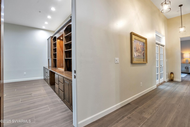 Entry to Family Room.Office