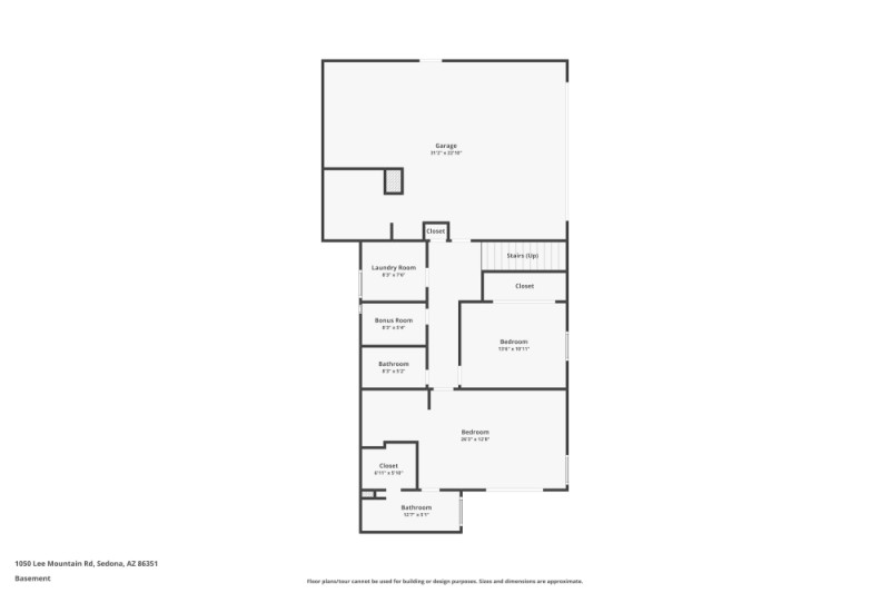 Lower level floorplan