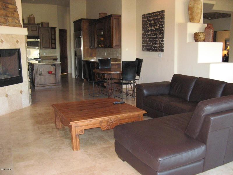 Family Room looking toward Kitchen
