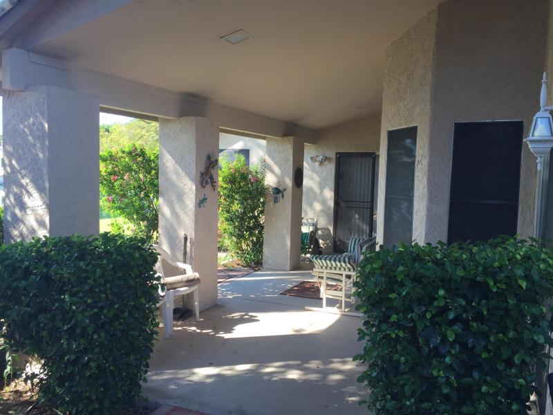Covered patio