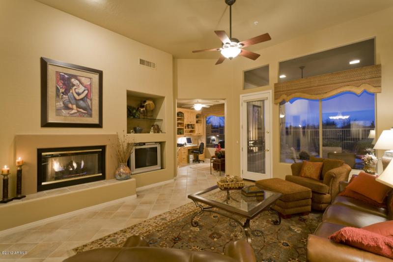Great room and den
