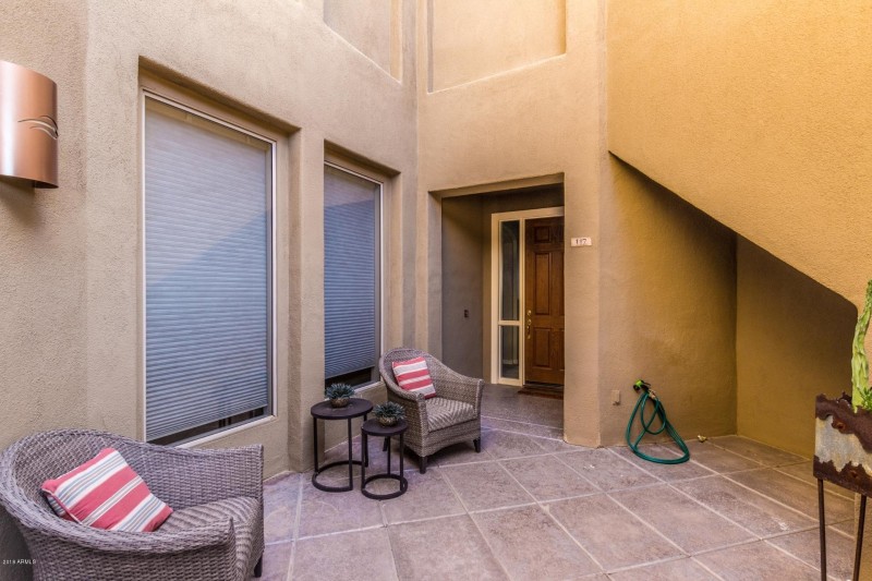 front courtyard
