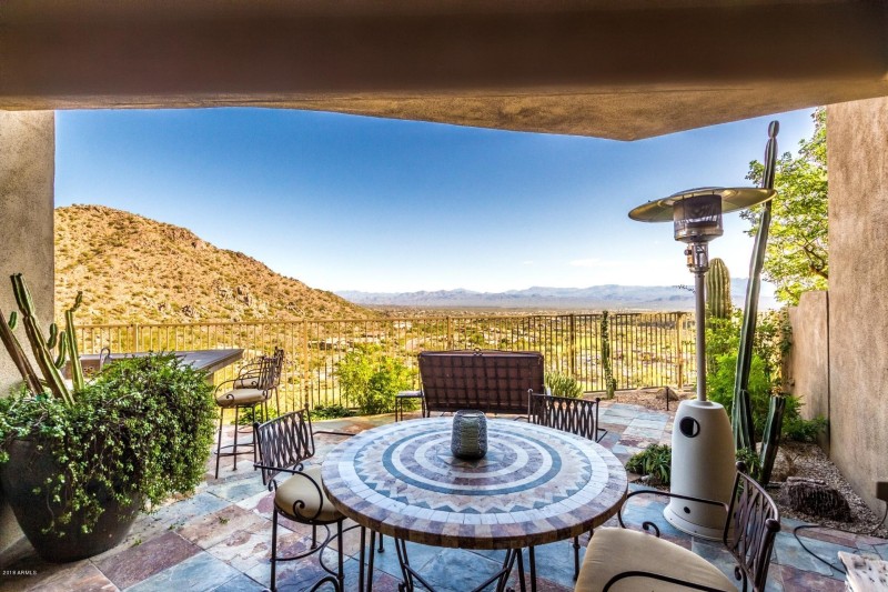 view from patio