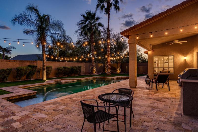 Backyard and Pool
