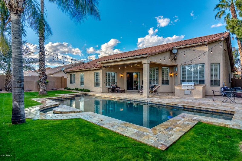 Backyard and Pool