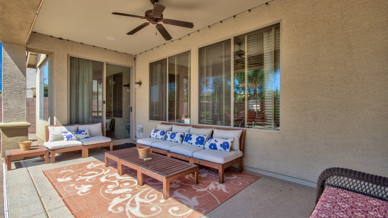 Covered patio