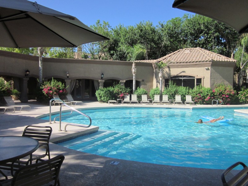 Community Pool, Spa, Entertainment Areas