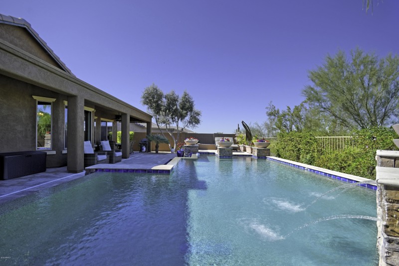 Pool with Fountains