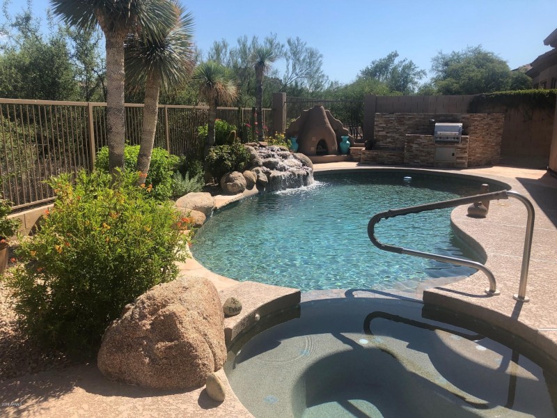 Pool and Waterfall