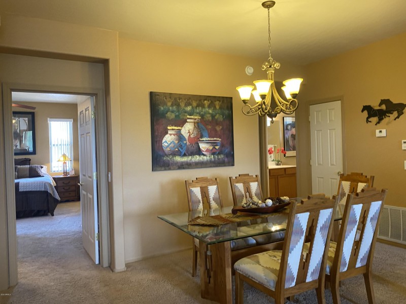 Dining Room to Bedroom