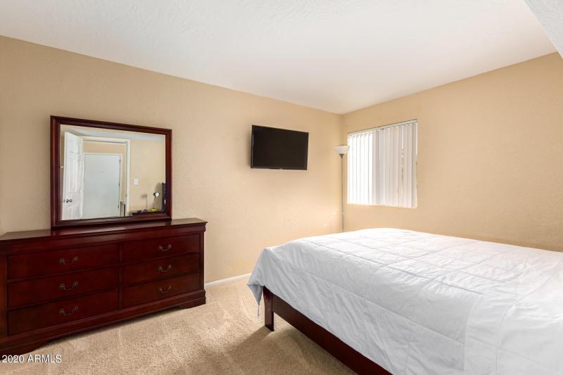 Bedroom with TV