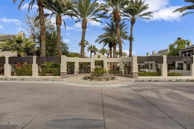 Community Pool Entrance