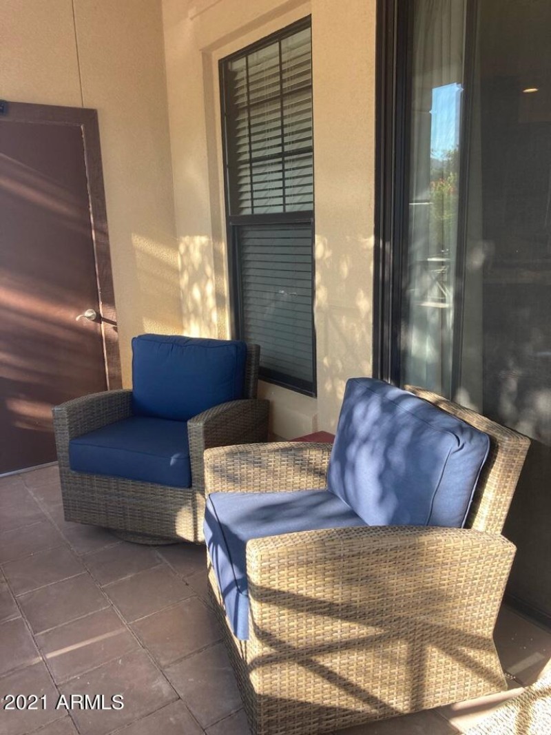 Relaxing on the Patio