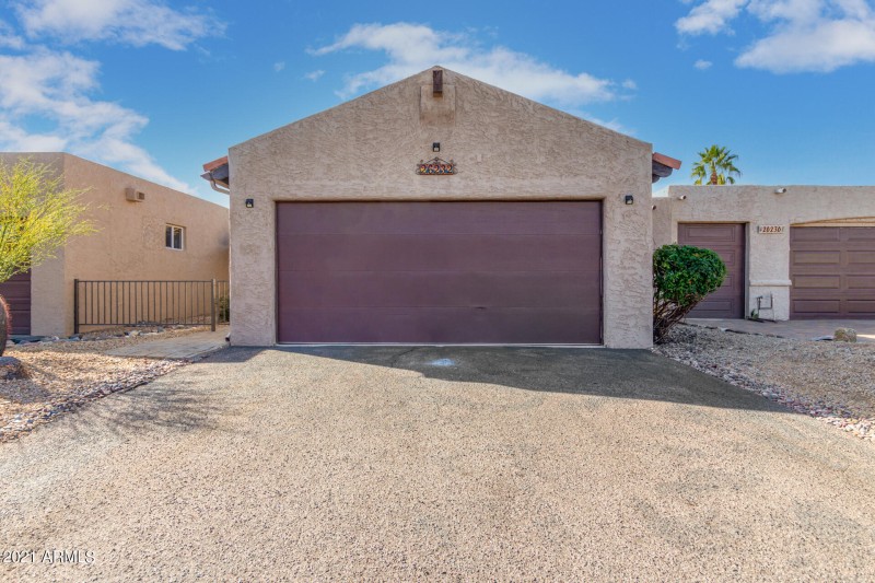 Two car garage