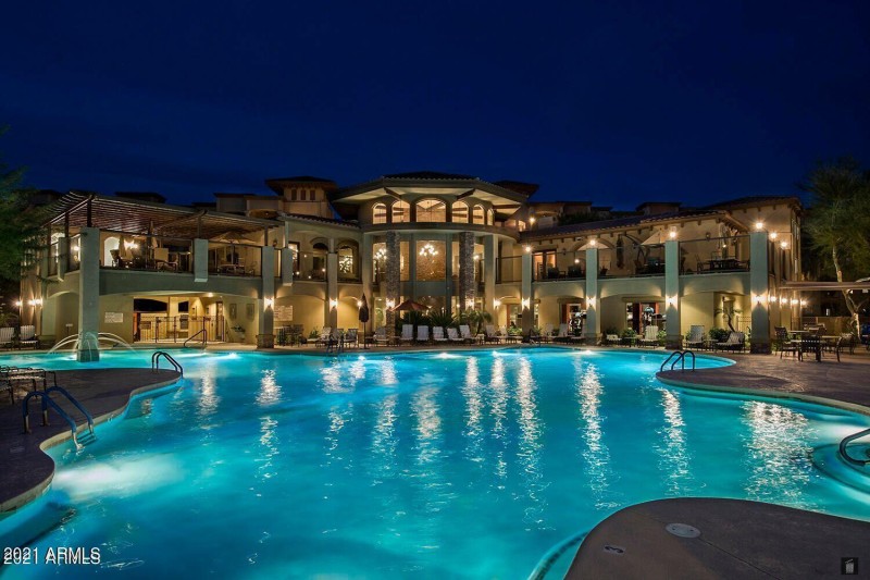 Pool in Evening