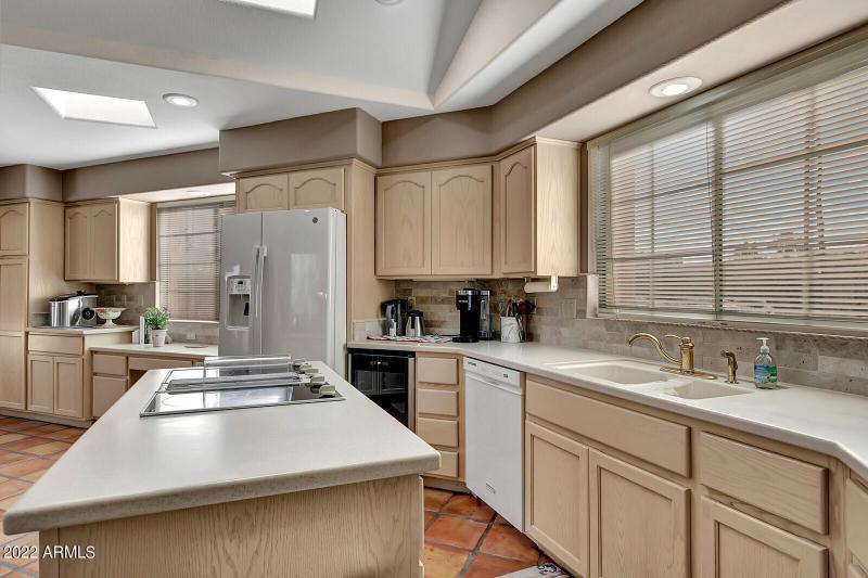 Kitchen with view