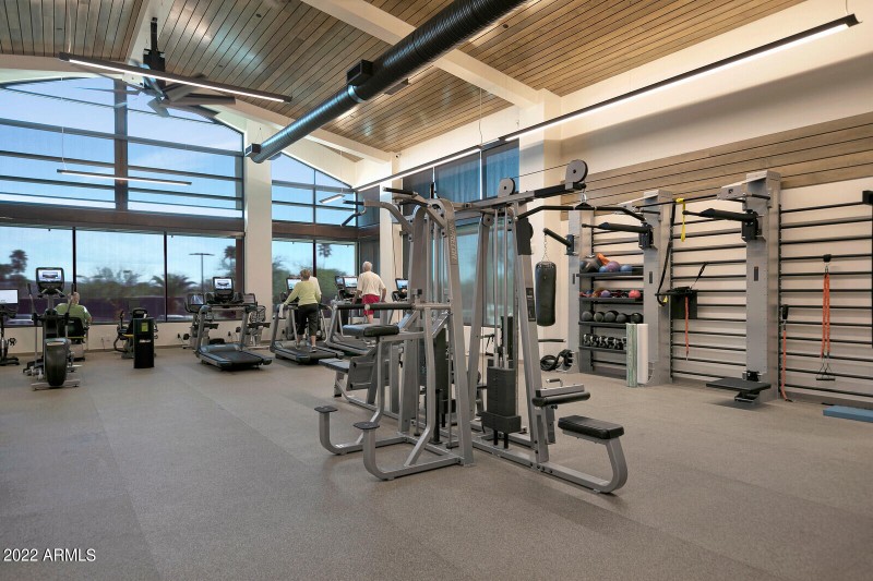 Fitness Center with a view
