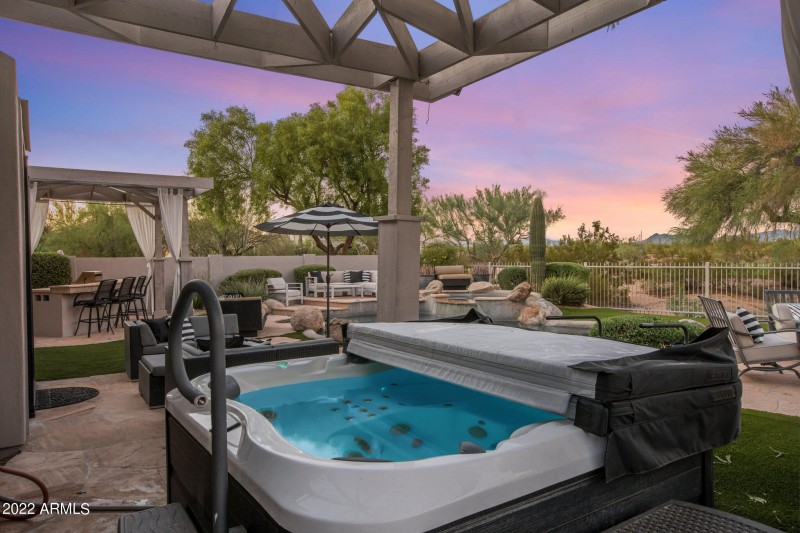 Stunning Backyard with Hot Tub