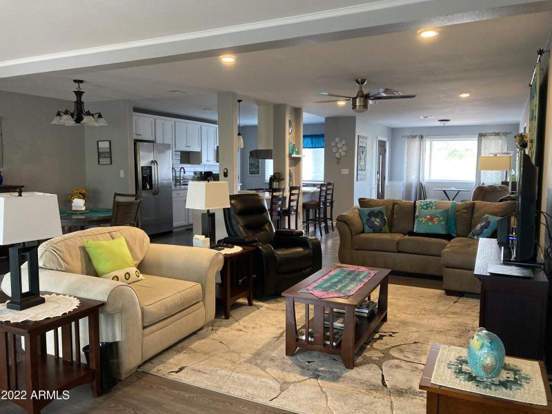 Pueblo living area