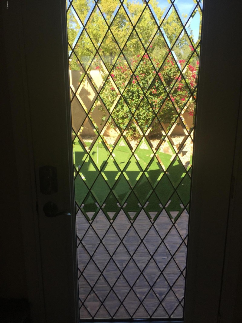 LOOKING AT PUTTING GREEN