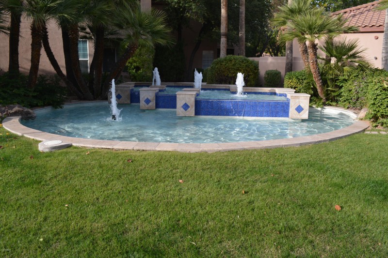 Fountain on Property