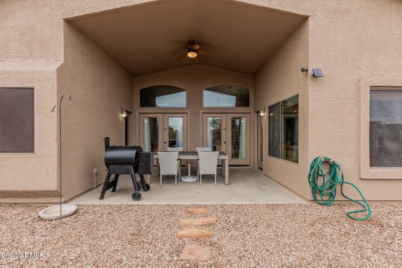 Entertaining Rear Patio with Treagor Gri