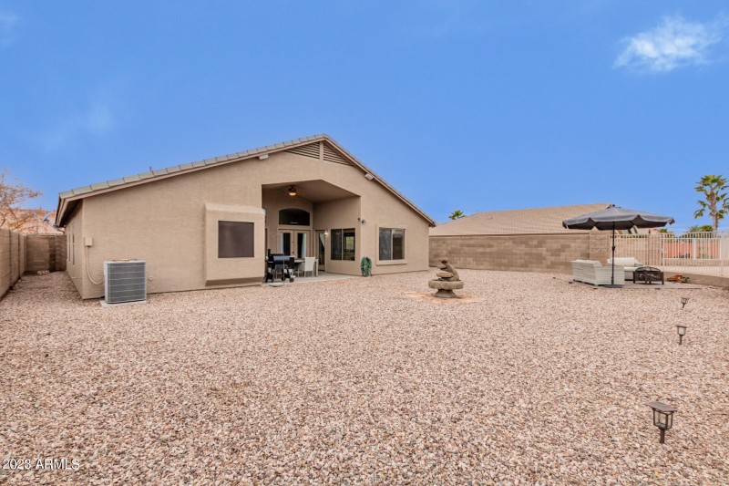 Rear Yard Second Paver Area with Golf Co