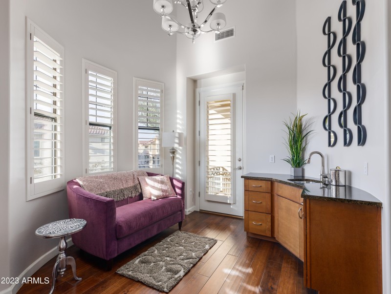 Sitting area in Master Bedroom