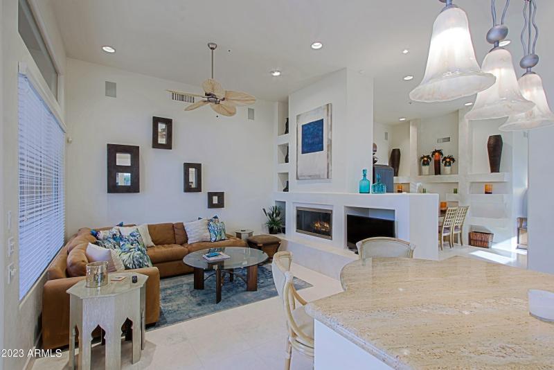 Family Room and Kitchen