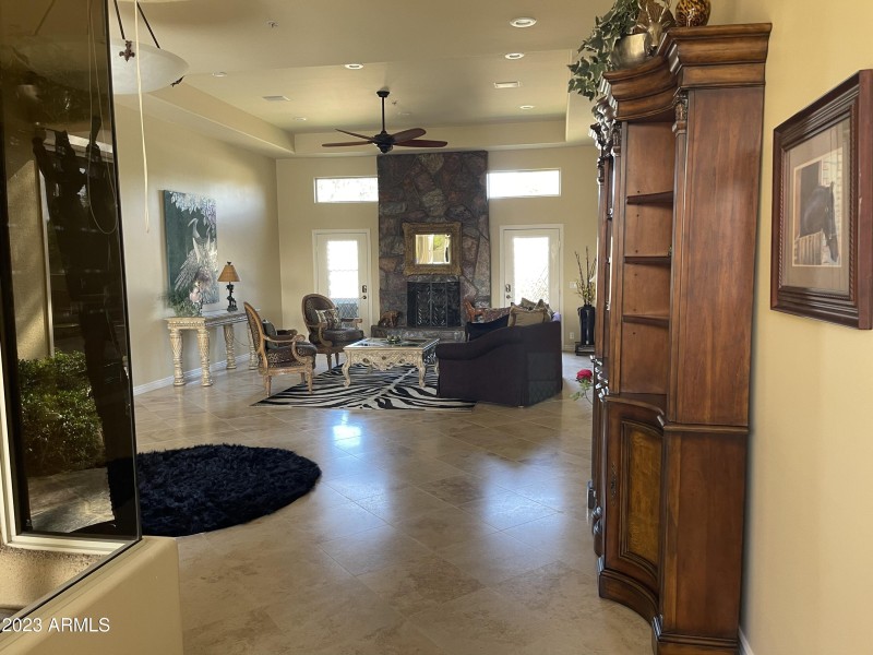 LOOKING INTO LIVING ROOM FROM MB