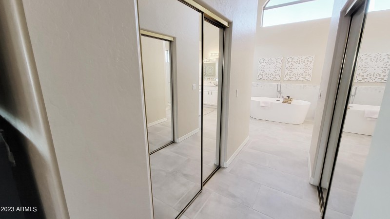 One of Two Walk-in Closets