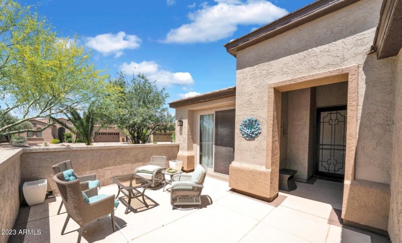 Courtyard Facing South