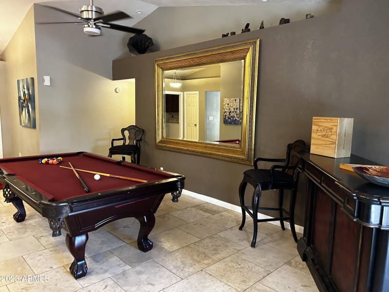 Pool table bar