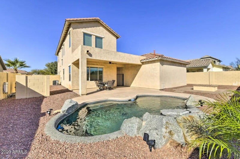 153 N Greenwood backyard pool