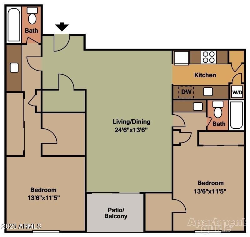 2 Bedroom