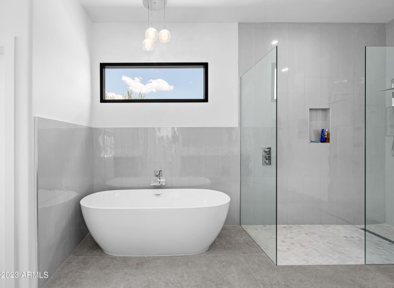 Primary tub & shower