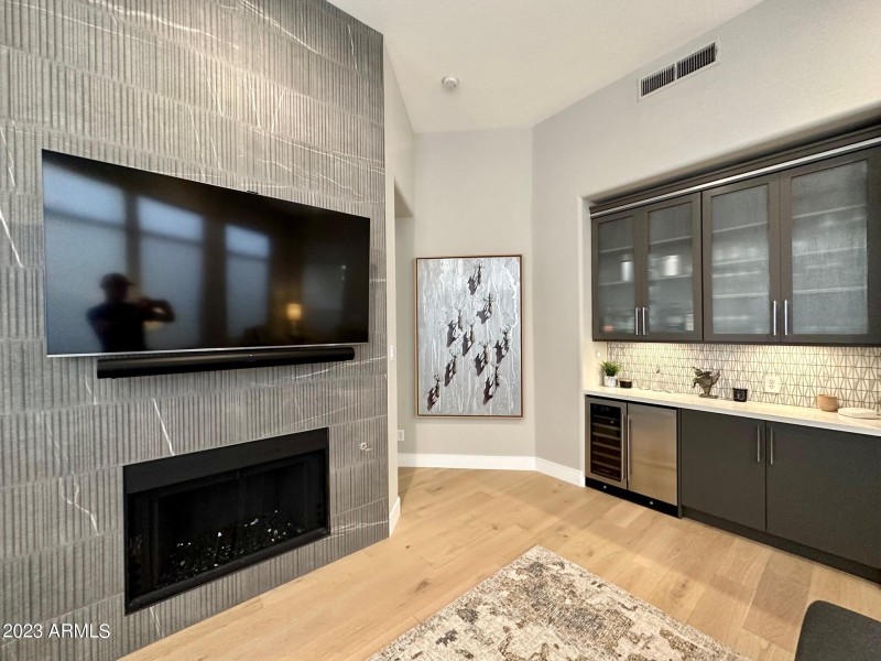 Fireplace and Wine Bar