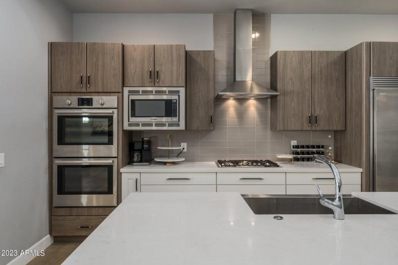 Kitchen with Quartz Island