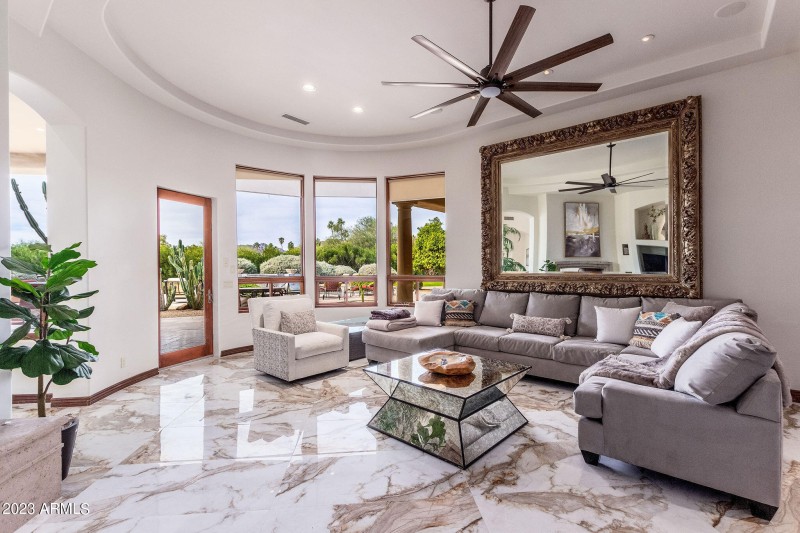 all new flooring in living room