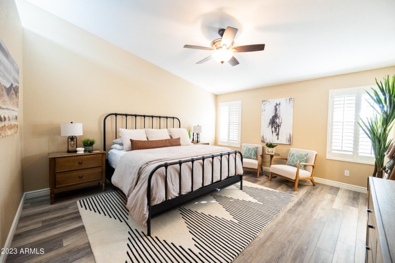 large primary bedroom