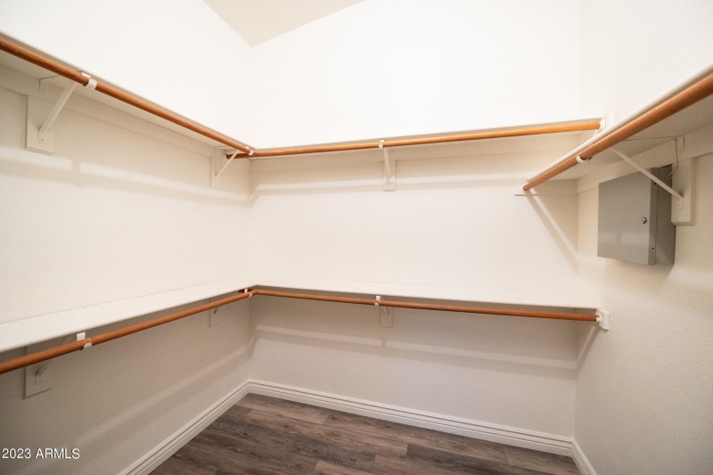 large walk in closet