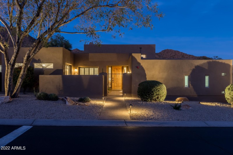 2) FRONT OF HOME