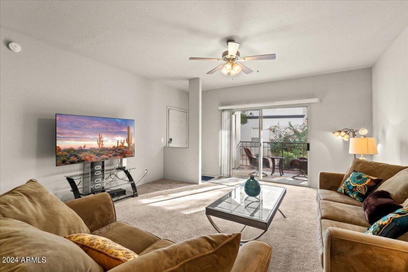 Living Room with Patio