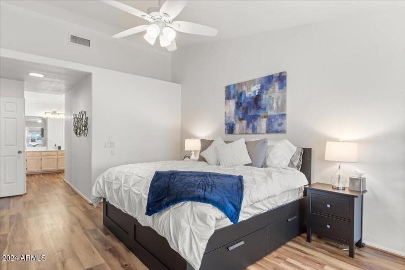 Primary Bedroom with King Size Bed