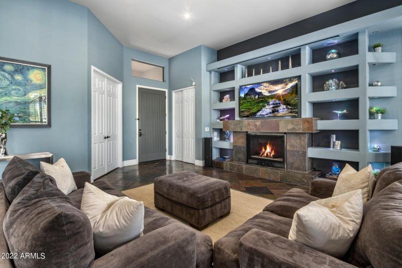 Family Room with Fireplace