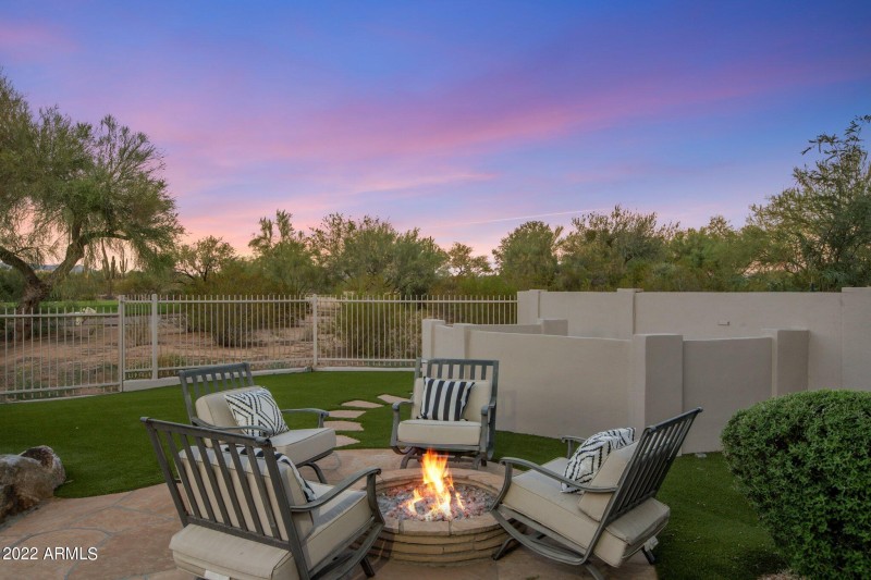 Backyard Seating Area