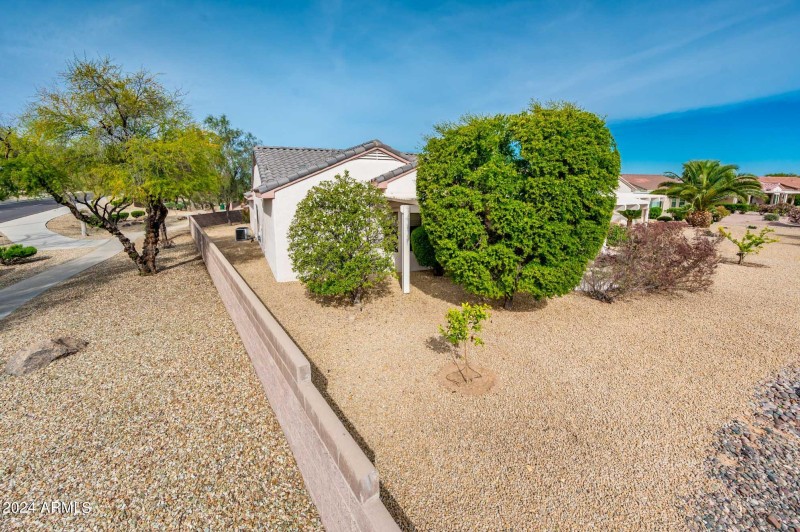 Privacy Wall along Walking Path